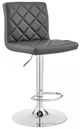 Armen Living Duval Gray Adjustable Swivel Bar Stool-0