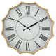 A & B Home Gold Trim Vintage Roman Wall Clock-0