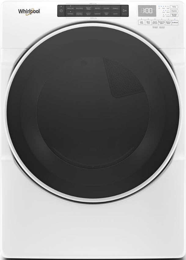 Whirlpool® 7.4 Cu. Ft. White Front Load Electric Dryer-0