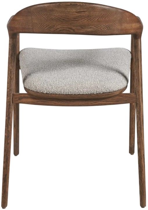 Universal Explore Home™ New Modern Echo Medina Pebble/Medium Brown Oak Arm Chair-3