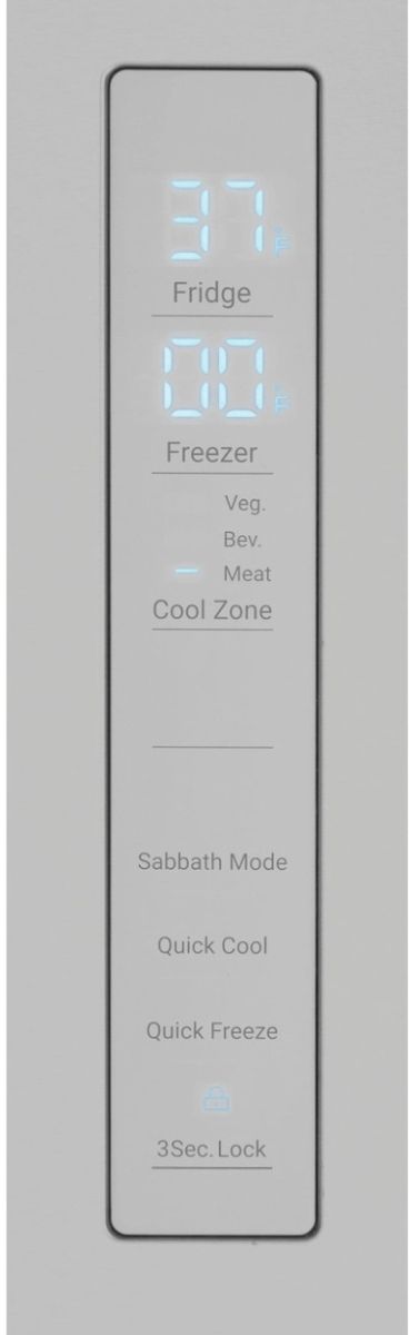 Haier 28" 14.5 Cu. Ft. Fingerprint Resistant Stainless Steel Counter Depth French Door Refrigerator-4