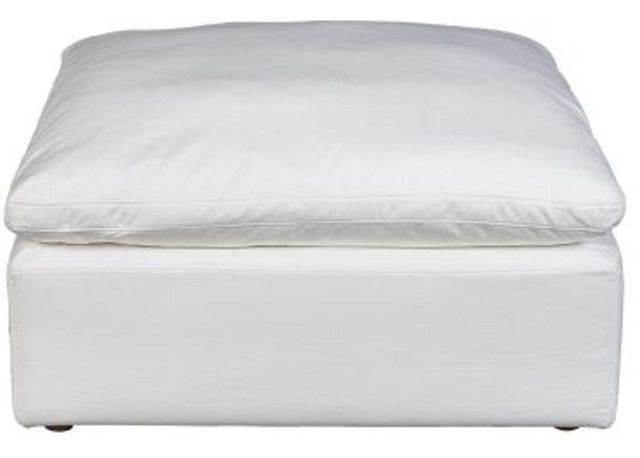Moe's Home Collection Terra Condo Dream 5-Piece Cream White L-Shaped Modular Sectional and Ottoman-3