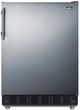 Summit® 24" 5 Cu. Ft. Stainless Steel Under The Counter European Refrigerator -1