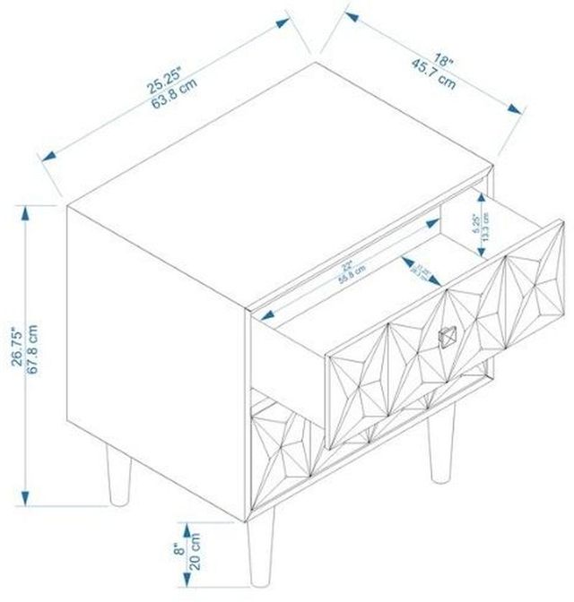 Linon Geo White Nightstand-2