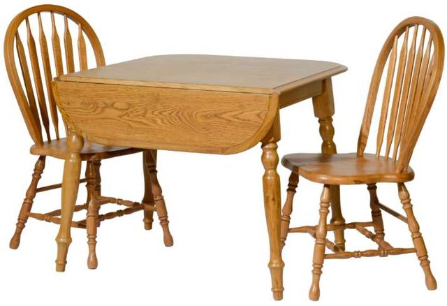 TEI Harvest Drop Leaf Dining Table-2