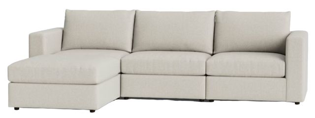 Bassett® Furniture Customizable Beckham 4-Piece Track Arm Modular Sectional -0