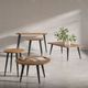 Jofran Inc. Prelude Suede Sofa Table with Black Base-1