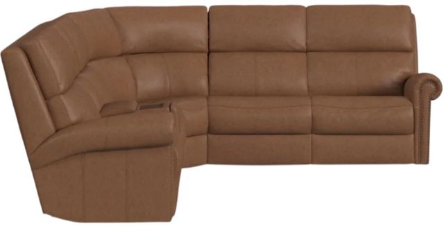 Flexsteel® Customizable Bernard Power Reclining Sectional with Power Headrest and Lumbar-3