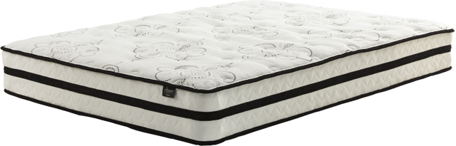 Sierra Sleep® by Ashley® Chime 2-Piece 8" Innerspring and Good Adjustable Base Queen Mattress Set-1