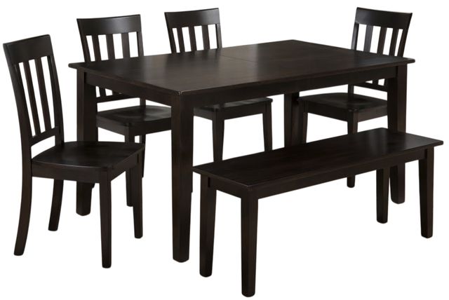 Jofran Inc.Simplicity 6-Piece Espresso Dining Set-0