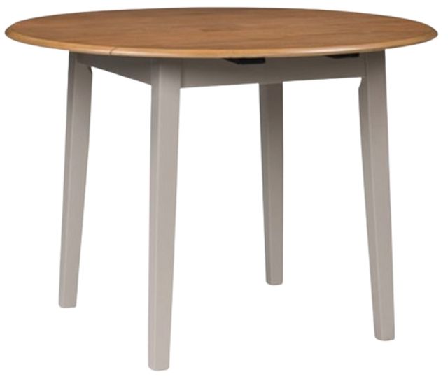 Signature Design by Ashley® Gesthaven Gray/Natural Round Drop Leaf Table-0