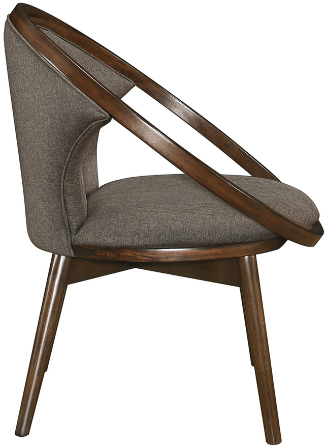 Mazin Furniture Lowery Chocolate Upholstered Accent Chair-2