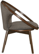 Mazin Furniture Lowery Chocolate Upholstered Accent Chair-2