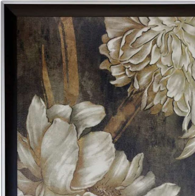 Stylecraft Golden Grace I Black/Orange/White Wall Art -2