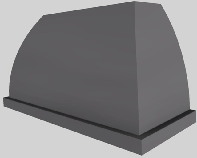 Vent-A-Hood® Designer Series 54" Gunsmoke Wall Mounted Range Hood-1