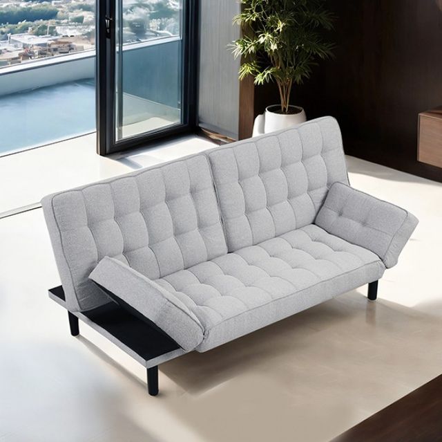 Furniture of America® Bellevue Light Gray Sofa-2