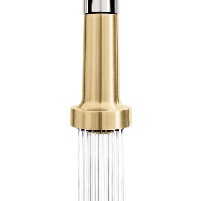 ZLINE Autograph Edition Apollo Brushed Nickel Pull Down Spring Single Handle Kitchen Faucet-3