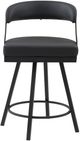 Homelegance® Crowley Black Counter Swivel Chair-3