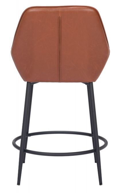 Zuo® Modern Vila Brown Counter Stool-2