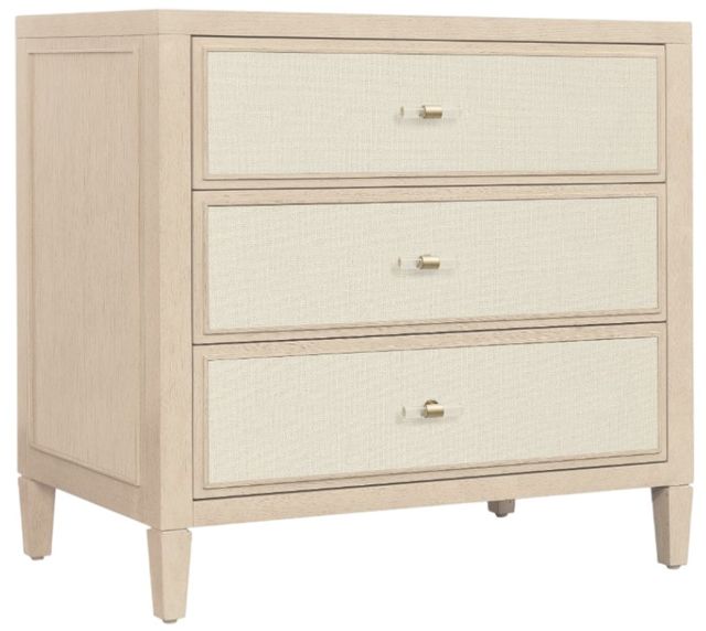 Hooker® Furniture Melange Be My Guest Polished Limestone Nightstand-0