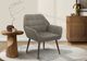 Monarch Specialties Inc. Light Brown 29" Accent Chair with Walnut Wood Legs-1