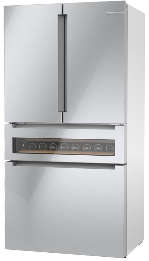 Bosch® 800 Series 36 in. 20.5 Cu. Ft. Stainless Steel Counter Depth French Door Refrigerator-4