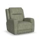 Flexsteel Shawna Sage Power Headrest Swivel Glider Recliner-0