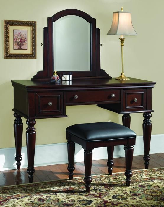 homestyles® Lafayette 3-Piece Brown Vanity Set-1