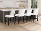 Steve Silver Co. Artemis 2-Piece White Vegan Leather Counter Stool Set-1