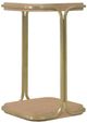 Hooker® Furniture Banyon Bay Desert Oak Accent Table with Brushed Brass Support-0