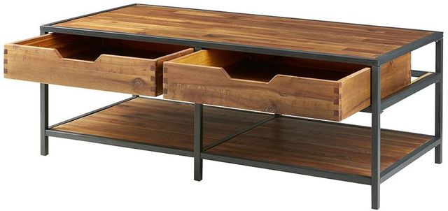 Olliix by Madison Park Natural/Graphite Hudson Coffee Table-2