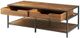 Olliix by Madison Park Natural/Graphite Hudson Coffee Table-2