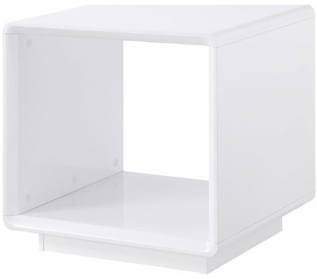 Coaster® Paseo White End Table-2