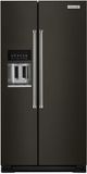 KitchenAid® 36 in. 24.8 Cu. Ft. Black Stainless Steel with PrintShield™ Finish Side-by-Side Refrigerator-0