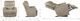 La-Z-Boy® Trouper Stucco Power Rocking Recliner with Headrest-2