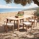 Classic Home Rocco Butterscotch Wooden Outdoor Dining Table-1