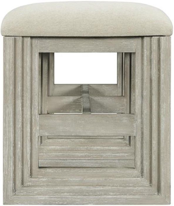 Riverside Furniture Cascade Dovetail Upholstered Dining Bench-3