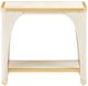 Michael Amini® La Terrazza Silver Mist Rectangular End Table-1