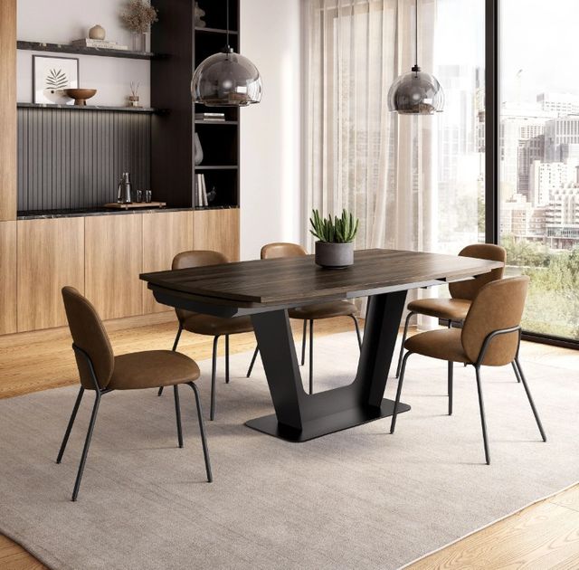 Amisco Customizable Amelia 112" Rectangular Dining Table-1