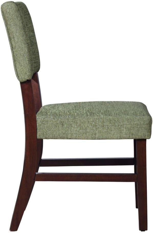 New Classic® Home Furnishings Tioga Green Upholstered Dining Side Chair-3