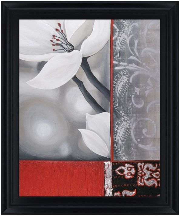 Classy Living Crimson Petal Fusion Wall Art-0