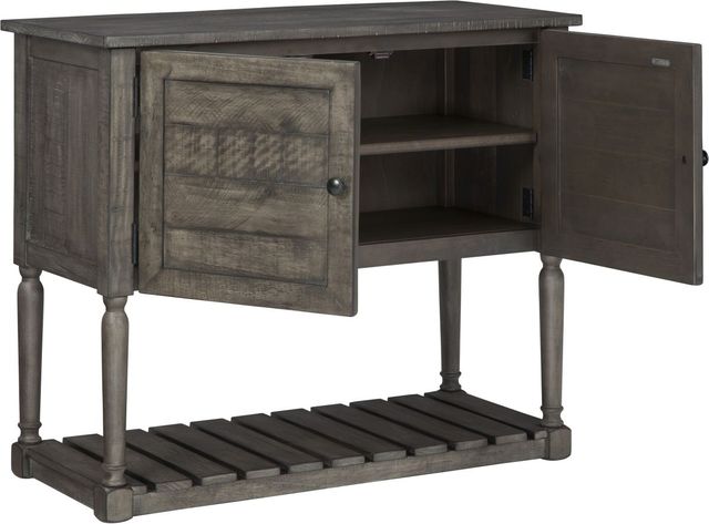 Signature Design by Ashley® Lennick Antique Gray Accent Cabinet-1