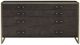 Caracole® Modern Remix Modern Artisan Remix Black Stained Ash/Cerused Oak Double Dresser-1