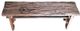 A & B Home Light Brown Rustic Garden Bench-2