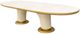 Michael Amini® Scotts Square Light Champagne Oval Dining Table-3