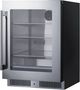 Summit® 3.5 Cu. Ft. Stainless Steel Built-In Beverage Center-1