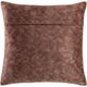Surya Collins Dark Brown 20"x20" Toss Pillow with Down Insert-2