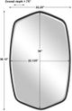 Uttermost® Duronia Satin Black Mirror-3