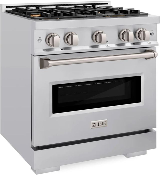 ZLINE Classic 30" Stainless Steel Pro Style Dual Fuel Range-1