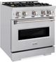 ZLINE Classic 30" Stainless Steel Pro Style Dual Fuel Range-1